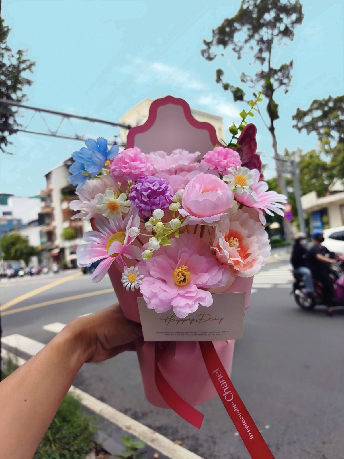 Hoa Lụa Mix – Cốt Hoa Nina HCM